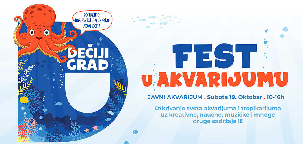 dečiji grad fest u akvarijumu